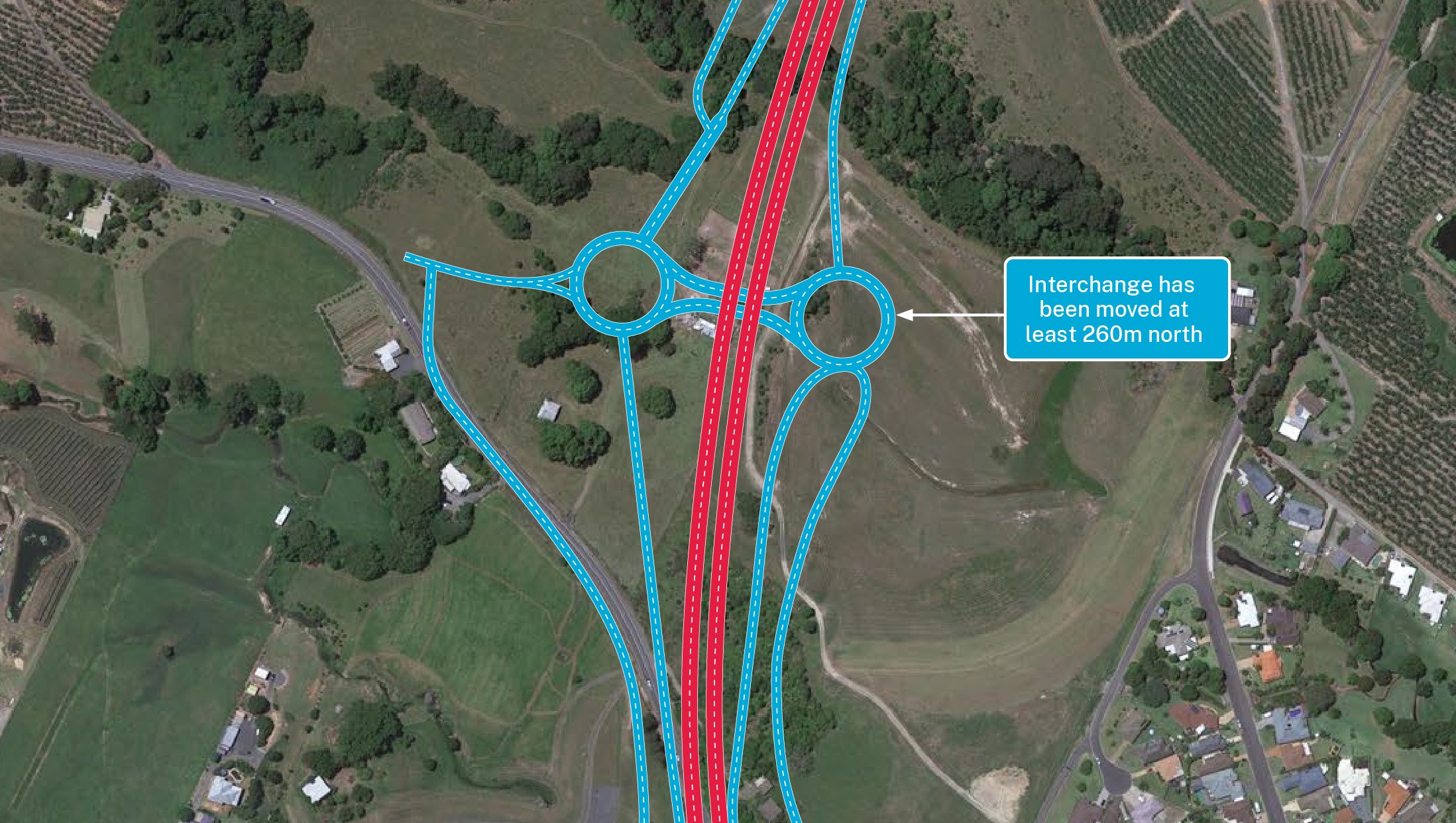 Coramba Road Interchange DD map